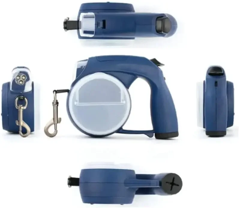 Retractable Dog Leash with Light for Night Walking Pet Dog Lead With Water Bowl Food Box Poop Bag - Image 6